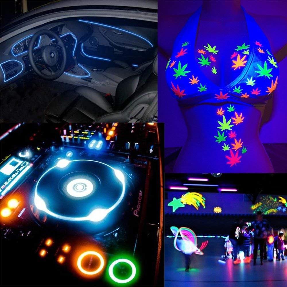 Stickers Custom Glowing Fluorescent Vinyl Customised Glow in Dark Under