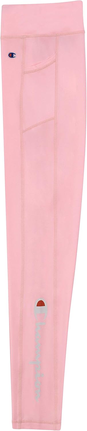 Champion Girls Heritage Stretch Active Tech Leggings with Media Pocket: Clothing