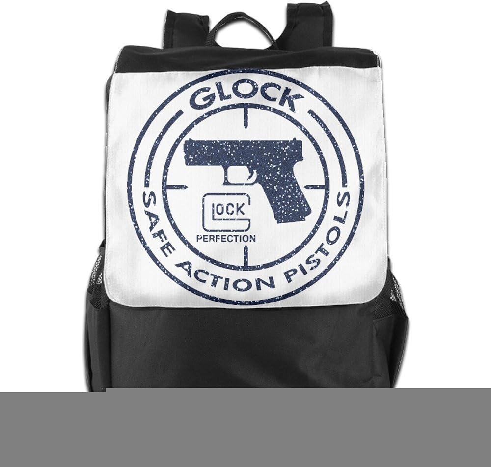Glock Gun Starry Daypack Travel Backpack For Men Women Boy