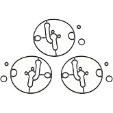 698781 Float Bowl Gasket Fits for Briggs &amp; Stratton, Replacement for Nikki Gasket Carburetor Troy-Bilt Toro Lawn Mowers (3/Pack)