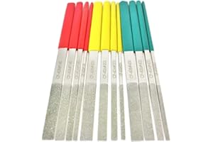 Big Horn 19395 12 pcs 7" Long Diamond Flat Files