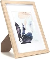 Scholar Tree Natural Wooden A4 Frame Set of 3 with Mount, Freestanding view 6