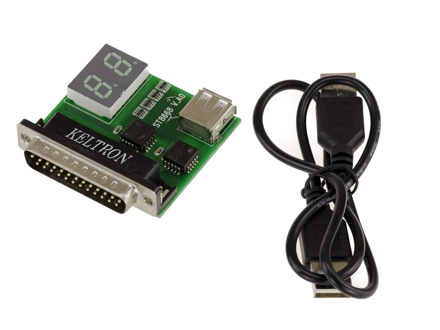 KALEA-INFORMATIQUE EXTERNAL motherboard tester via LPT parallel port, 2-digit display. Allows POST control