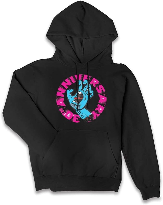 Santa Cruz Screaming Hand Women Casual Hoodie Pattern Long Sleeve Hooded Sweatshirt at Amazon 