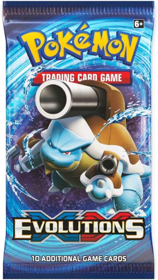 Amazon Com Pokemon Tcg Xy Evolutions A Booster Pack Containing 10 Cards Per Pack With Over 100 New Cards To Collect Toys Games
