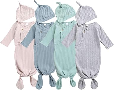 cotton knit nightgowns for babies