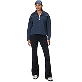 Sweaty Betty Women's Peaceful Rib Half Zip Cropped Sweatshirt