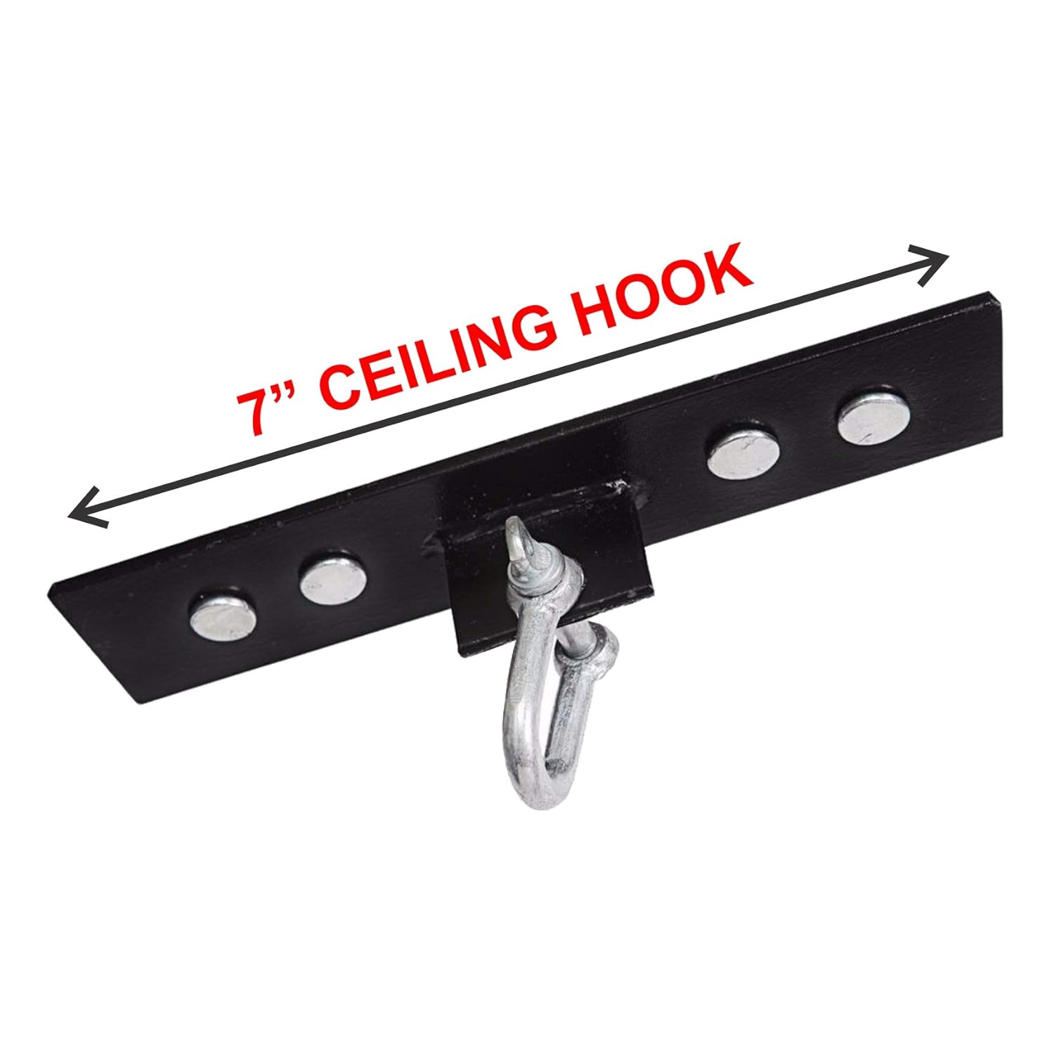 7" Boxing Punch Bag Iron Ceiling Hook Mount Heavy Duty MMA Training