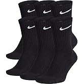 Nike Unisex Adult Everyday Cushioned Training Ankle Socks (6-Pack)