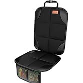 Car Seat Protector, [1 Pack] Smart eLf Large Auto Car Seat Protectors for Child Seats with Thickest Padding and Non-Slip Back