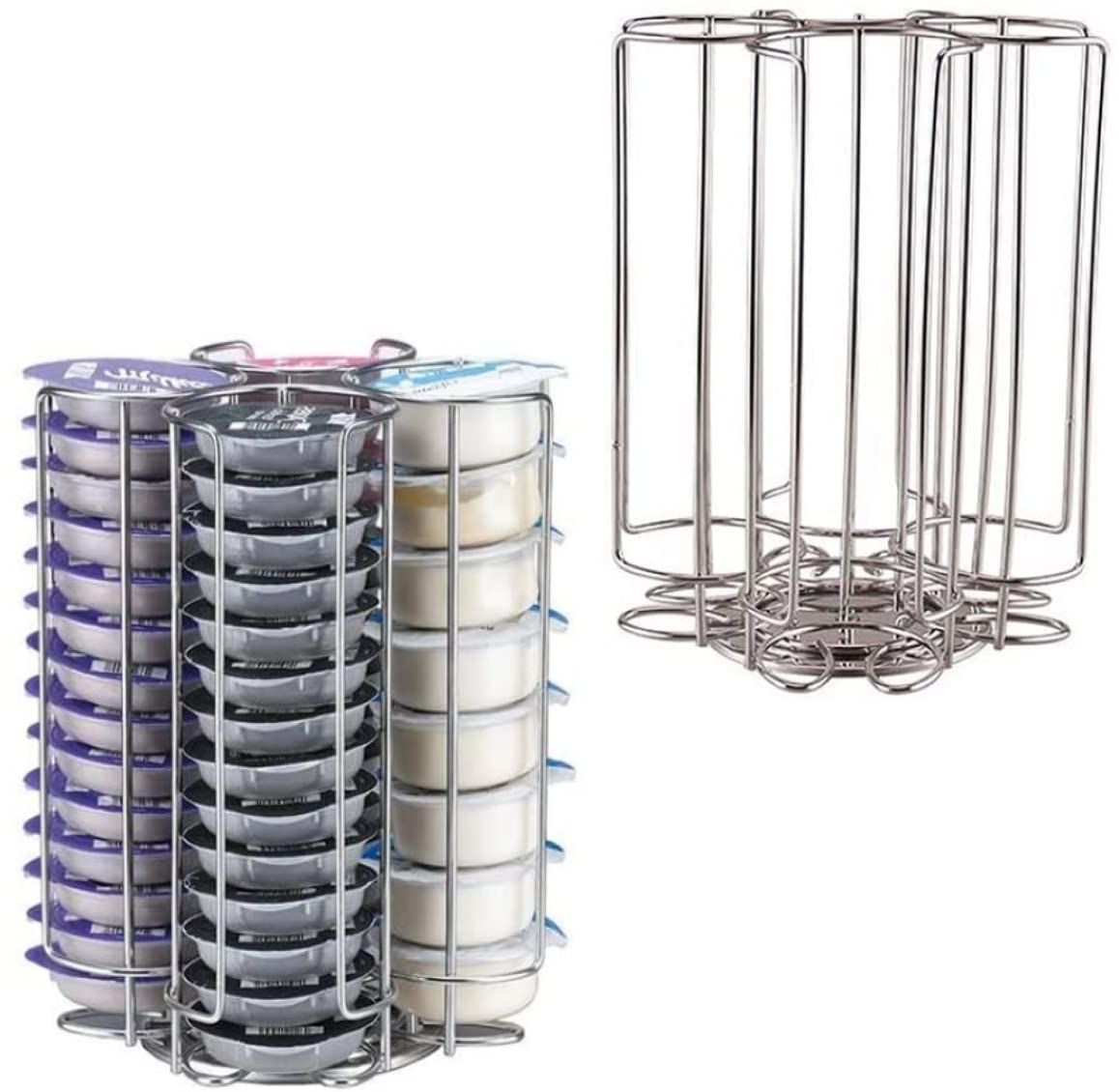 Utiz 52 Coffee Machine Capsules Rotating T-Disc Holder Rack For Tassimo Latte Macchiato Bosch Coffee Pods