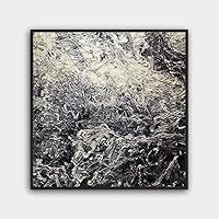 Framed Canvas Wall Art Abstract Canvas Prints Home Artwork Decoration for Living Room,Bedroom - 16x16 inches