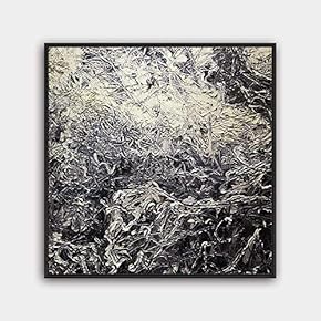 Framed Canvas Wall Art Abstract Canvas Prints Home Artwork Decoration for Living Room,Bedroom - 16x16 inches