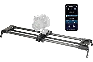 Konova New G1 Wireless Motorized Integrated Carbon Slider for Video, Time Lapse, Stop Motion, Parallax Panormaic Shooting (80cm (31.5"))