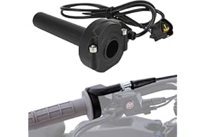 IUVWISN Electric Dirt Bike Throttle for Surron, Twist Handle Throttle Cable for Sur Ron Light Bee X LBX E-Ride Pro SR S SS 2.0 3.0 Black