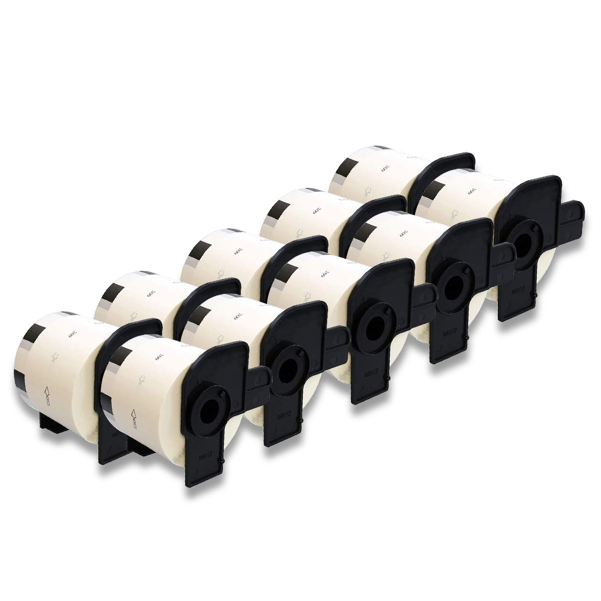 10×DOREE DK-11209 29mm x 62mm Small Address Labels Compatible for Brother P-Touch QL-500 QL-500BW QL-570 QL-580 QL-700 QL-710W QL-800 QL-810W QL-820NWB QL-1110NWB QL-1100 QL-1060N QL-1050