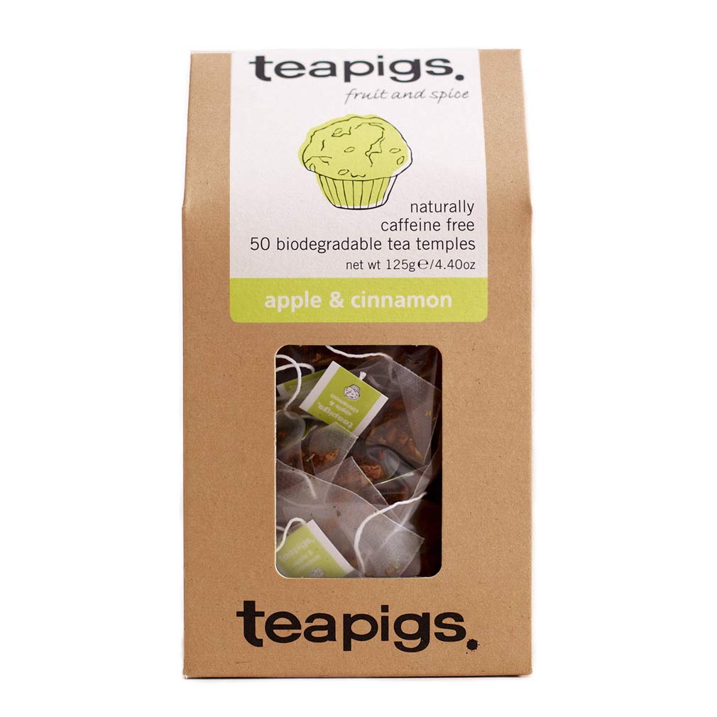 Teapigs Apple & Cinnamon Herbal Tea Bags Made With Whole Leaves (1 Pack