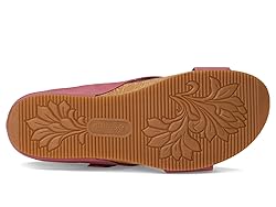 Eurosoft Women's Gianetta Flat Sandal, Pink, 7 Wide