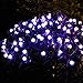 SATU BROWN Solar Outdoor String Lights, 21ft 30LED Chuzzle Ball Fairy Waterproof Decorative Lighting for Home, Garden, Patio, Yard, Christmas Tree, Parties