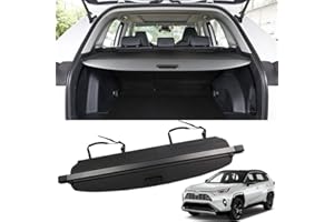 Marretoo for Toyota RAV4 Cargo Trunk Cover 2024 2023 2019 2020 2021 2022 for Toyota RAV4 Accessories Upgrade Version No Gap B