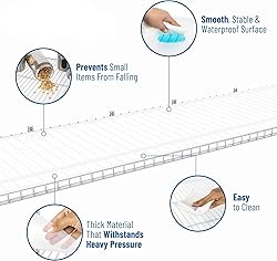 Closet Shelf Liner, Wire Shelf Liners for Closets