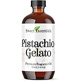Pistachio Gelato, 4oz Premium Fragrance Oil, Aromatherapy, Diffuser, Crafts, Soap, Home Scents, Bath & Body, DIY Parfum and Much More. Versatile & Long-Lasting by Sweet Essentials