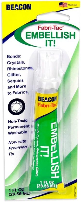 BELAGIO Enterprises Fabri-Tac Embellish It 1Oz Adhesive