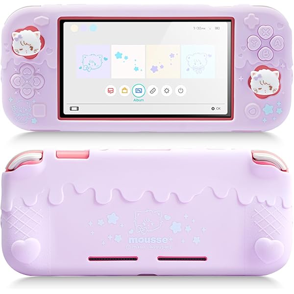 Nintendo Switch Lite Vinyl Skin Strawberry ,pink Color Switch Lite