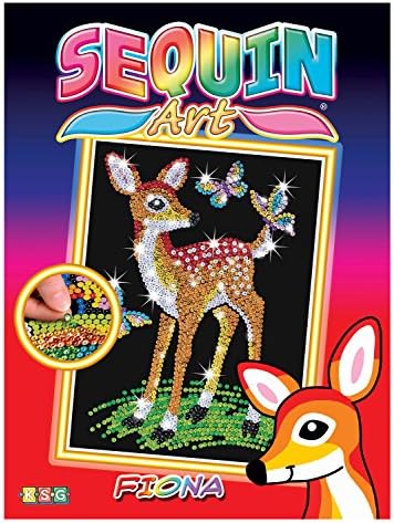 Sequin Art Red, Fawn, Sparkling Arts And Crafts Picture Kit, Creative Crafts