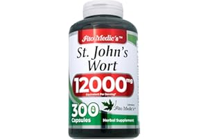 FITO MEDIC'S Lab | st Johns Wort |300 Capsules |12000 mg| st Johns Wort Capsules | st Johns Wort Organic | Concentrate Extract | Ultra high Absorption.