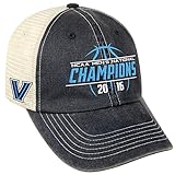 NCAA Villanova Wildcats Men's Final Four National Champion Vintage Mesh Cap, Adjustable, Navy/Stone