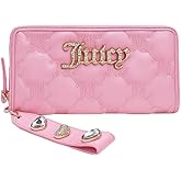 Juicy Couture Women's Starstruck Large Wristlet Zip Around Wallet (Light Pink)