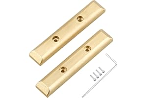 Hobbypark Brass Boulder Bars Weights for 1/24 Axial SCX24 AXI90081 AXI00001 AXI00002 AXI00004 AXI00005 AXI00006 RC Crawler Car Replacement Parts (2-Pack)