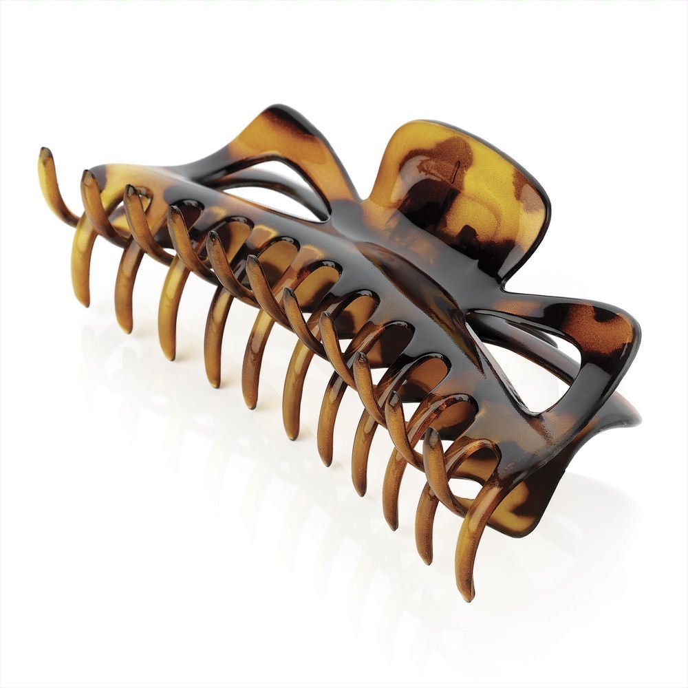 Amber Jewellery Large Hair Claw Clip Clamp Hair Accessory - 14cm Brown HA28179