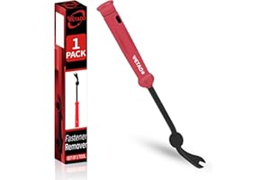 Wetado Auto Trim Removal Tool, Plastic Fastener Remover, Clip Removal Tool, Door Panel/Upholstery Remover - Easily Removes Plastic Fasteners, Reduces Damage to Panels and Loss of Clips