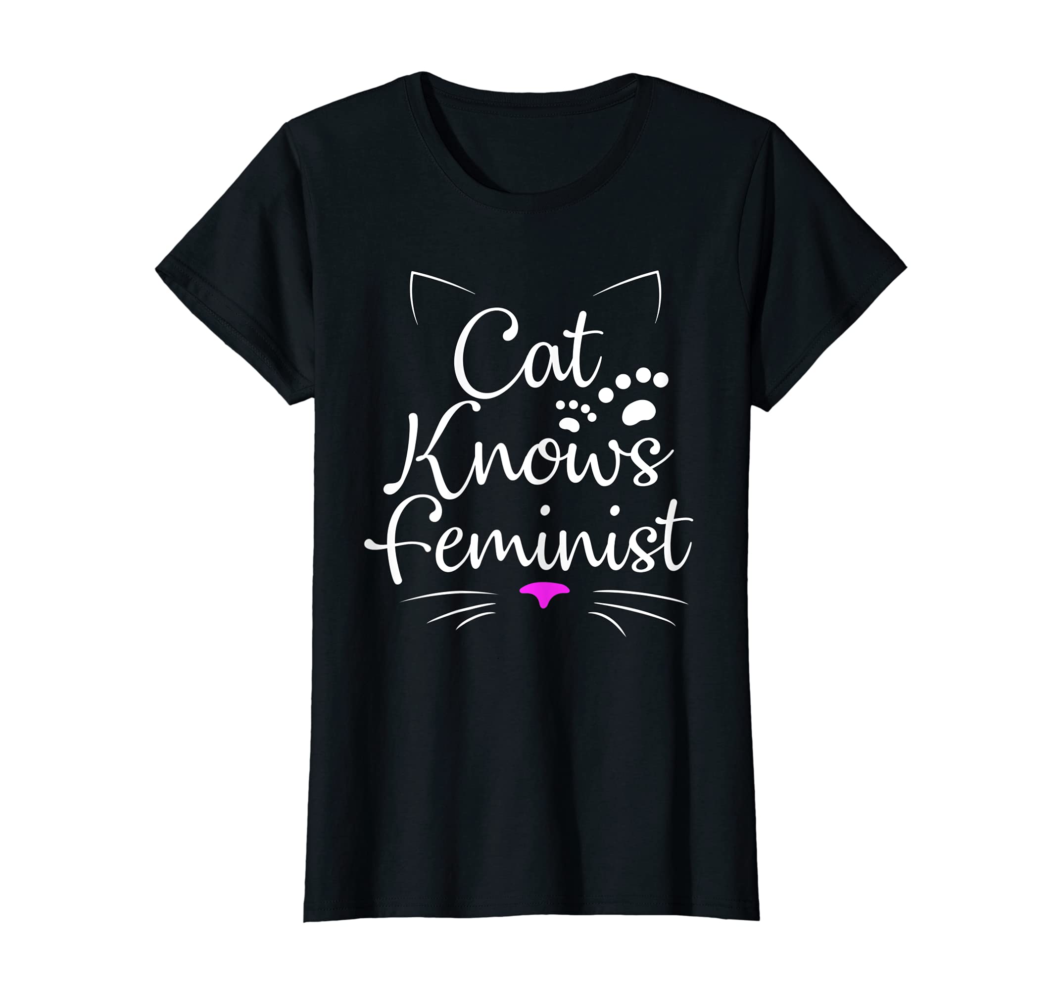 cat knows feminist woman kitten T-Shirt