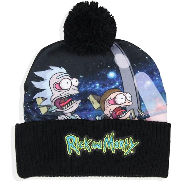 LCW ACCESSORIES Rick And Morty Men's Embroidery Beanie - W2DC62Z8-GQM - LC Waikiki