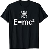 Fun E=mc^2 equation - Physics - Relativity - Atom logo E=mc2 T-Shirt