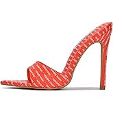 Kameron Open Pointed Toe Rhinestone Encrusted High Heels (Kameron)