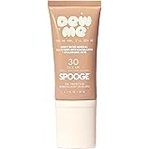 SPOOGE Dew Me Mineral All-Screen - Tinted SPF 30 Face Sunscreen with Hyaluronic Acid + Niacinamide for Golden Glow Dewy Finish - Dermatologist Developed, Makeup Primer Complexion Perfector - (1.7 Oz)