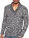 TR Fashion Men's Long Sleeve Shawl Collar Knit Pullover Sweater
