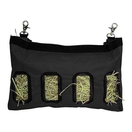 Hay Bag Hanging Feeder Bag Feeding Device Supply Rabbit Guinea Pig