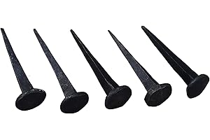 Viking Traders Hand Forged Iron Nail/Clavos, Natural Black Iron Finish