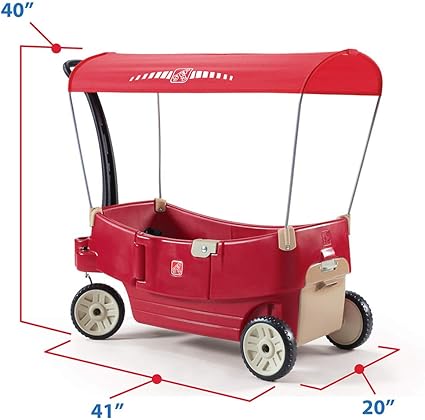 canopy for wagon sold separately