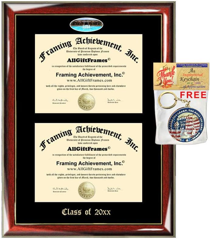AllGiftFrames Double Certificate Frame UCF University of Central Florida School
