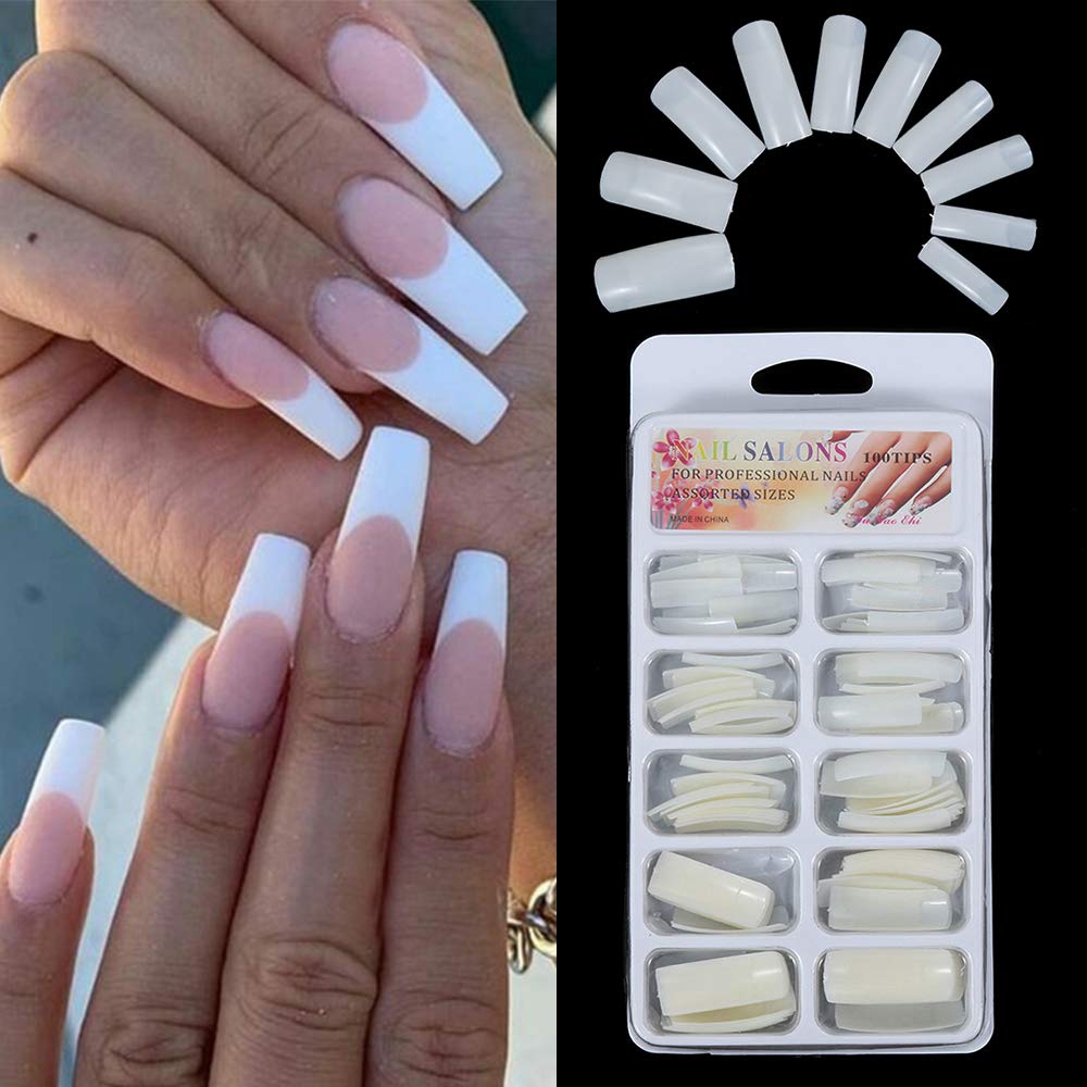 Amazon Com Skonhed False Nail Tips Fake Nails Art Ballerina