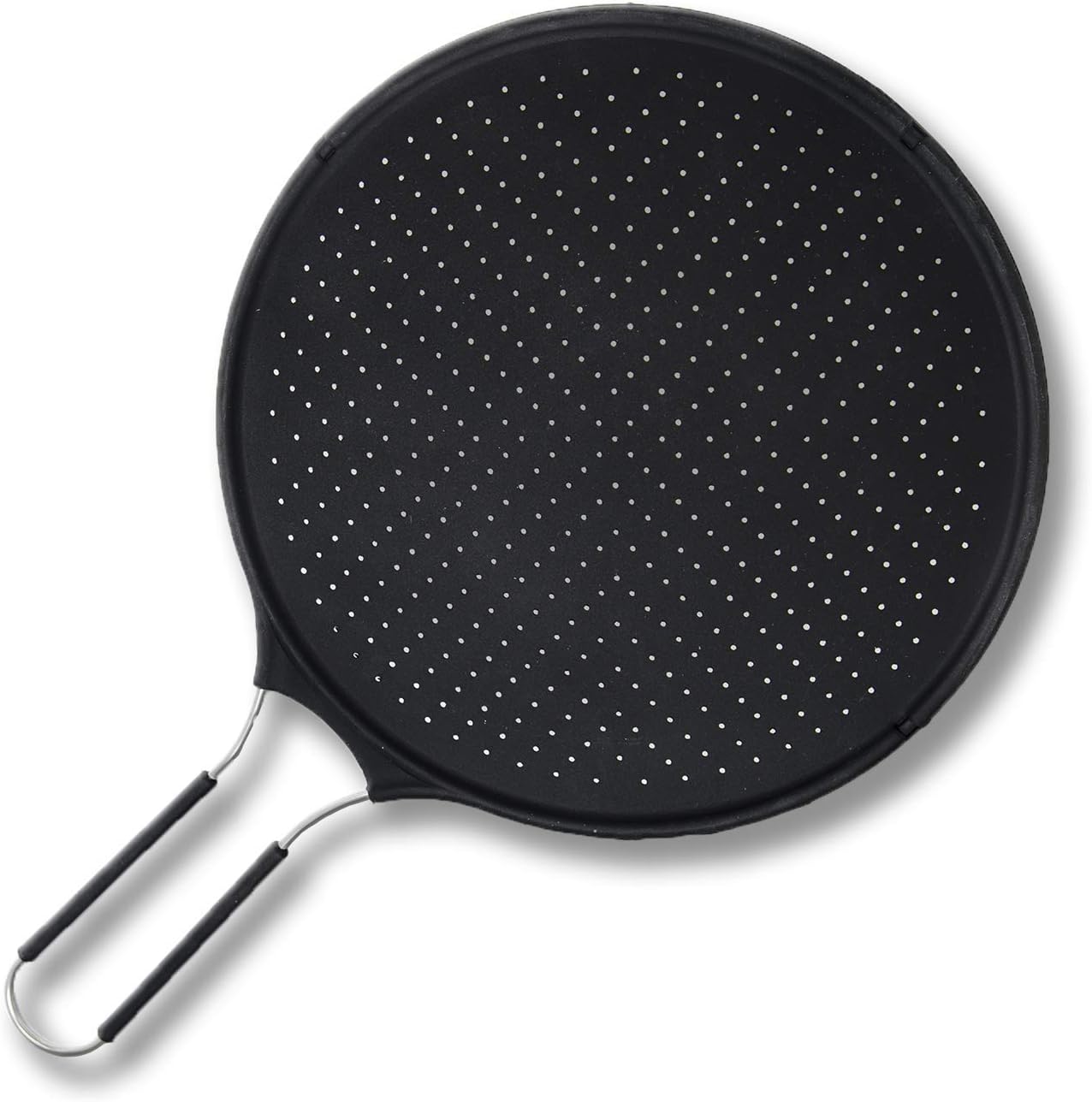 Alpha Living Premium Splatter Guard for Frying Pan & Food Strainer and Universal Cookware 12"-Stops 99% of Hot Oil Splash-Protects Skin from Burns