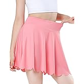 Hvididan Girls Skorts Tennis Skirt for Girls with Pocket Flowy Butterfly Pleated Athletic Skort Toddler Kids 5-14Y