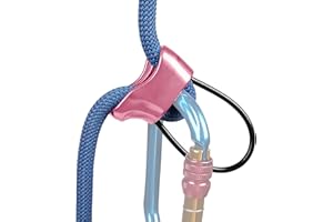 EVTSCAN Outdoor Descender High Altitude Drop Slow ATC Protector Descending Device Safety for Rock Climbing