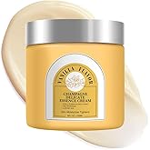 EAEVDJ Champagne Body Cream, Hydrating Lift Firming Body Cream with Pink Pepperslim for Deep Hydrates Dry Skin. (Vanilla)